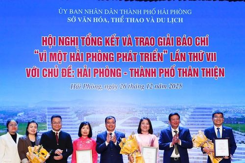Báo VietNamNet đạt giải A - Giải báo chí 'Vì một Hải Phòng phát triển'