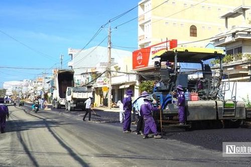 Tuyến huyết mạch ra Mũi Né dần 'thay áo mới', phấn đấu hoàn thành trước Tết