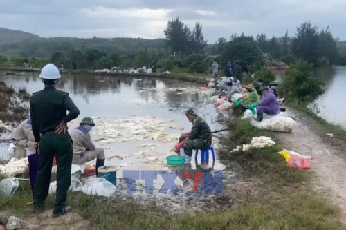 Thông tin ban đầu về sự cố tràn dầu ở Quảng Ngãi