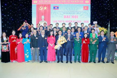 Đại hội Hội hữu nghị Việt - Lào tỉnh Thanh Hóa lần thứ IV, nhiệm kỳ 2025-2030