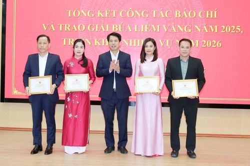 Tổng kết công tác báo chí và trao Giải Búa liềm vàng năm 2025
