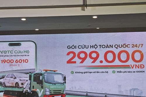 VETC ra mắt cứu hộ 24/7: Phí 299.000 đồng, miễn phí kéo xe 100 km