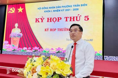 HĐND phường Trấn Biên thông qua 10 nghị quyết quan trọng