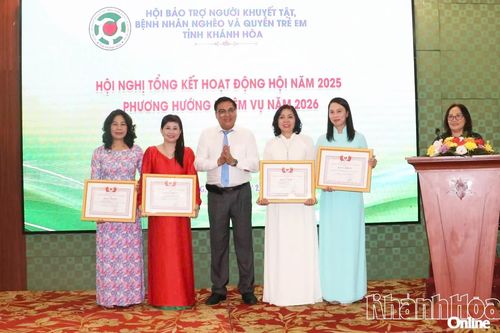 Hội Bảo trợ người khuyết tật, bệnh nhân nghèo và quyền trẻ em tỉnh tổng kết công tác năm 2025