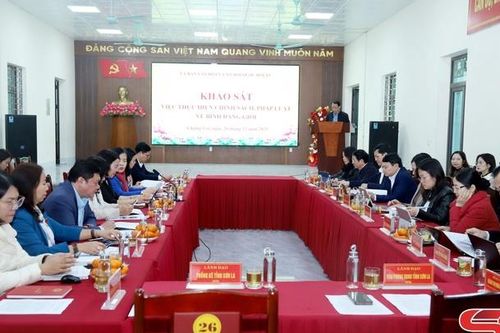 Khảo sát về việc thực hiện chính sách, pháp luật về bình đẳng giới tại tỉnh Sơn La