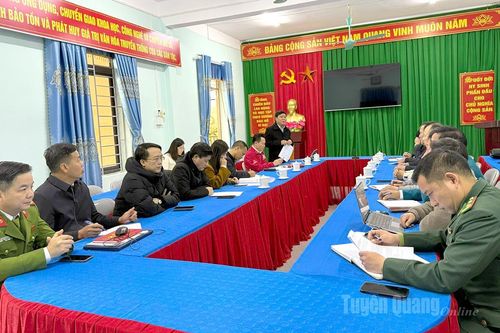 Xã Thàng Tín xây dựng kế hoạch tổ chức Chương trình 'Xuân Biên phòng ấm lòng dân bản'