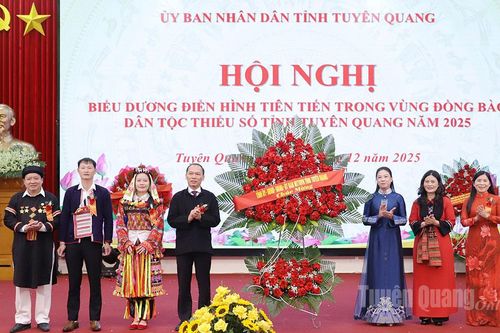 Biểu dương điển hình tiên tiến trong đồng bào các dân tộc thiểu số tỉnh Tuyên Quang năm 2025