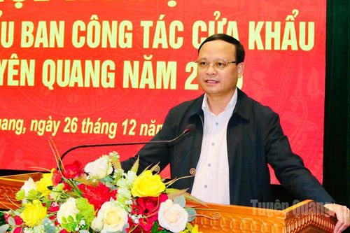 Tổng kết Tiểu ban Công tác cửa khẩu tỉnh Tuyên Quang năm 2025