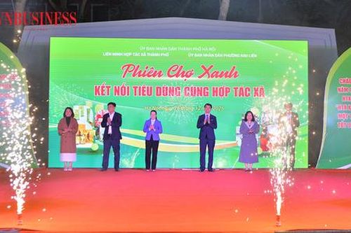 'Phiên chợ xanh – Kết nối tiêu dùng cùng hợp tác xã': Lan tỏa niềm tin vào sản phẩm sạch Thủ đô