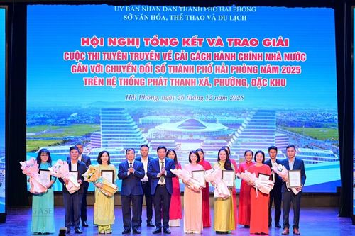 165 tác phẩm tranh giải báo chí 'Vì một Hải Phòng phát triển'