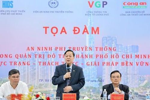 Nhiều ý kiến tâm huyết tại tọa đàm An ninh phi truyền thống trong quản trị đô thị TPHCM