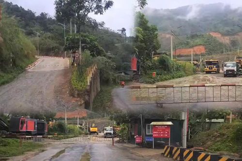 Người dân tháo dỡ lều chặn đường, mỏ đồng Tả Phời hoạt động trở lại
