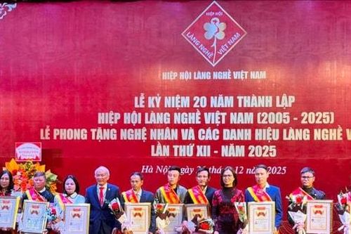 Hiệp hội Làng nghề Việt Nam kỷ niệm 20 năm thành lập