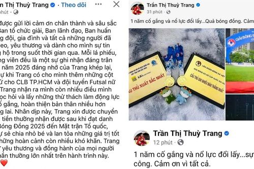 Thùy Trang chủ động khép lại ồn ào Quả bóng vàng