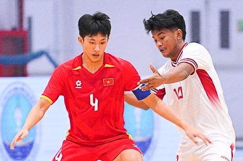 Việt Nam thua Indonesia 3-7 ở giải futsal U19