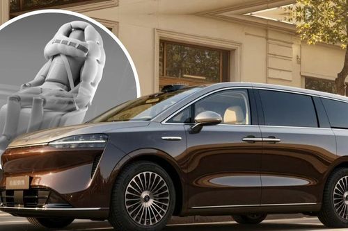 MPV Luxeed V9 của Huawei là ôtô xe đầu tiên trang bị túi khí bảo vệ đầu