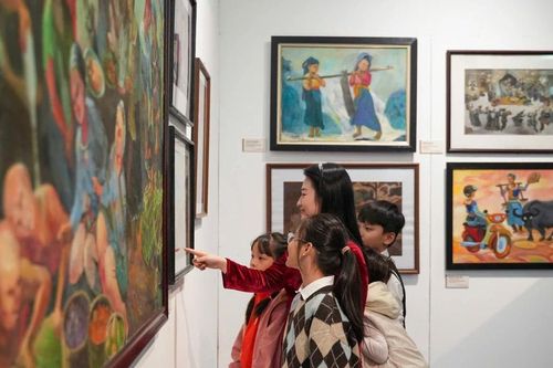 Đến triển lãm Phan Ngọc Khuê, ngắm những miền quê yên bình trải dọc đất nước