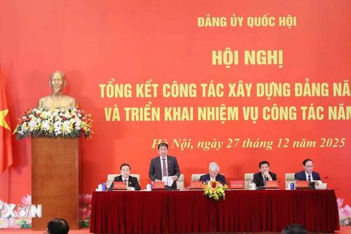 Đảng bộ Quốc hội đoàn kết, chủ động, nỗ lực hoàn thành xuất sắc nhiệm vụ