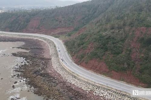 Toàn cảnh tuyến đường ven biển hơn 4.600 tỷ đồng ở Nghệ An trước ngày về đích