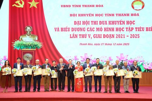 Đẩy mạnh phong trào thi đua khuyến học, khuyến tài, xây dựng xã hội học tập
