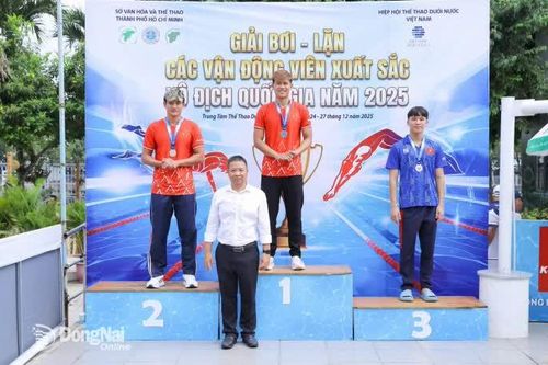 Đồng Nai đứng nhì môn lặn Giải Bơi - Lặn các vận động viên xuất sắc vô địch quốc gia 2025