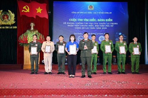 Cuộc thi tìm hiểu, sáng kiến phòng, chống tác hại của thuốc lá trong Công an Lai Châu