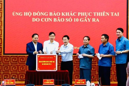 Lai Châu hoàn thành phân bổ 5.819.645.000 đồng hỗ trợ các tỉnh bị ảnh hưởng bởi thiên tai, mưa lũ