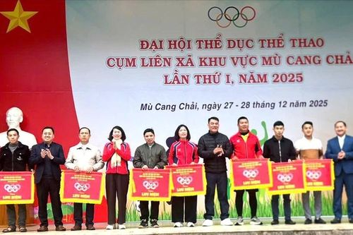 Cụm liên xã khu vực Mù Cang Chải khai mạc Đại hội Thể dục thể thao lần thứ I, năm 2025