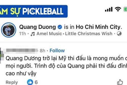 Quang Dương đáp trả gay gắt khi được khuyên về Mỹ thi đấu