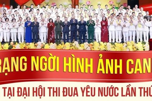 Rạng ngời hình ảnh CAND tại Đại hội Thi đua yêu nước toàn quốc lần thứ XI