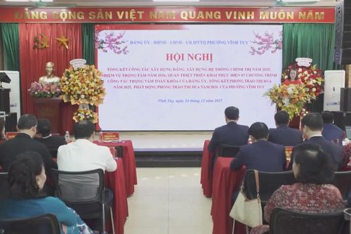 Phường Vĩnh Tuy thu ngân sách vượt 166% dự toán