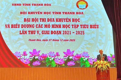 Xây dựng Thanh Hóa thành 'tỉnh học tập - tỉnh thông minh - tỉnh kiểu mẫu'