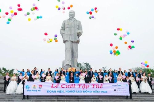 'Đám cưới cổ tích' của công nhân lao động có hoàn cảnh khó khăn ở Nghệ An