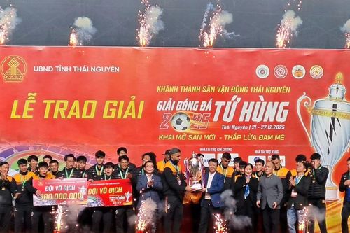 Bế mạc Giải bóng đá Tứ hùng Thái Nguyên năm 2025