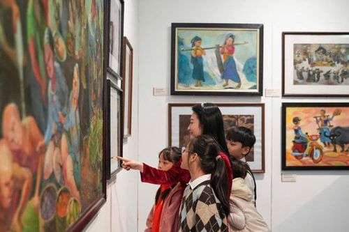 Triển lãm 'Những miền quê yêu dấu' của họa sĩ Phan Ngọc Khuê