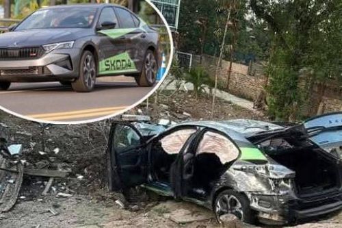 Chuyên gia cảnh báo sau vụ lái thử xe Skoda Octavia mất kiểm soát đâm thủng tường