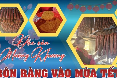 Đặc sản Mường Khương rộn ràng vào mùa tết