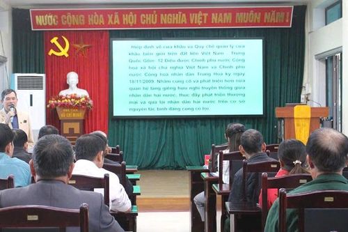 Hơn 72.000 lượt người được tuyên truyền 3 văn kiện pháp lý về biên giới trên đất liền Việt Nam - Trung Quốc