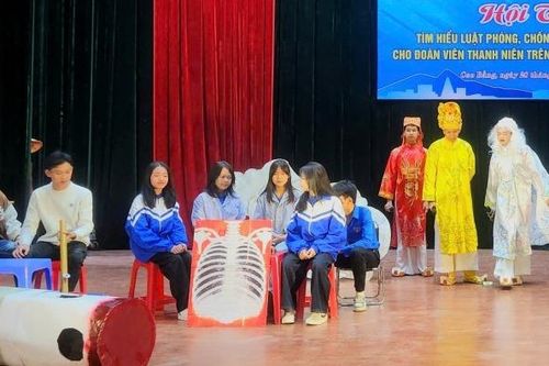 Hội thi tìm hiểu Luật phòng, chống tác hại thuốc lá cho đoàn viên thanh niên