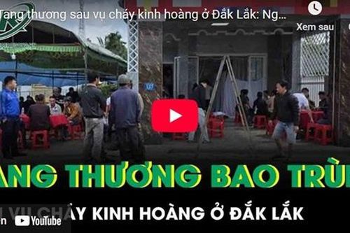 Tang thương sau vụ cháy ở Đắk Lắk: Người cha đau đớn mất con trai, con dâu và 2 cháu nội