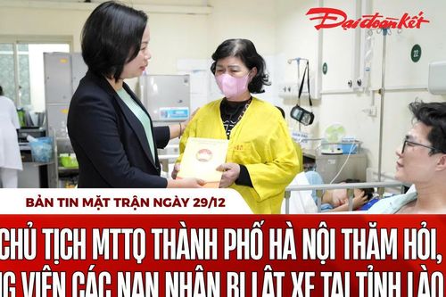 Bản tin Mặt trận sáng 29/12