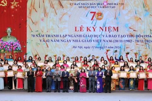 32 cá nhân được đề nghị danh hiệu cao quý 'Nhà giáo ưu tú'