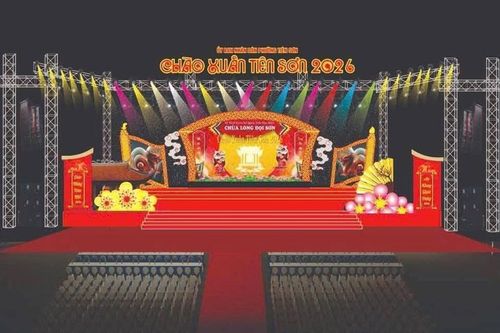 Rộn ràng chuỗi 'Chương trình chào mừng năm mới 2026' tại Chùa Long Đọi Sơn