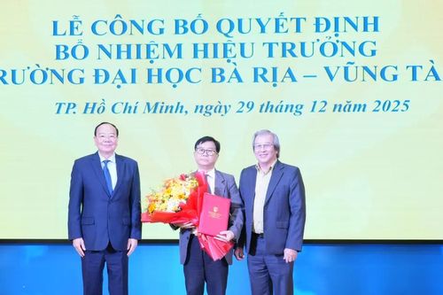 Trường Đại học Bà Rịa - Vũng Tàu có tân hiệu trưởng