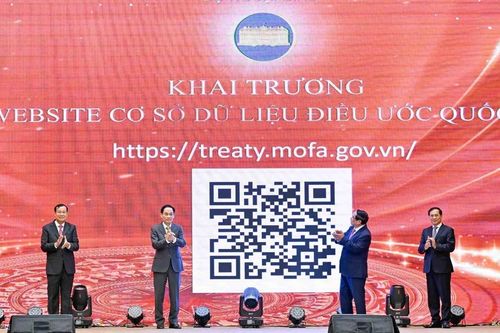 Thủ tướng Phạm Minh Chính khai trương Cơ sở dữ liệu quốc gia về điều ước quốc tế của Bộ Ngoại giao: Bước chuyển từ tư duy quản lý sang phục vụ