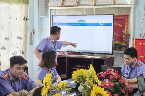 VKSND Khu vực 7 tỉnh Tây Ninh tập huấn sử dụng Nền tảng Quản lý án hình sự