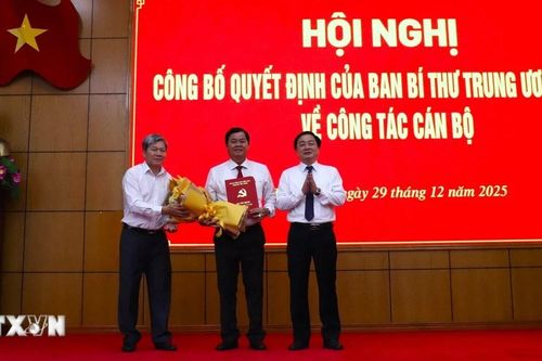 Tỉnh ủy Tây Ninh công bố quyết định của Ban Bí thư về công tác cán bộ