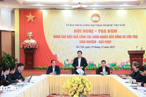 Bàn giải pháp nâng cao hiệu quả công tác cứu trợ và giảm nghèo bền vững