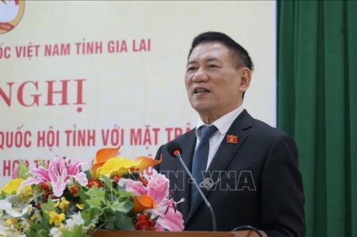Phó Thủ tướng Hồ Đức Phớc tiếp xúc cử tri tại Gia Lai
