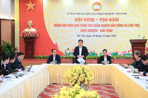 Bàn giải pháp nhằm nâng cao hiệu quả công tác giảm nghèo bền vững và hoạt động cứu trợ trong thời gian tới